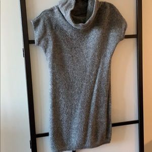 Wool Grey Sweater Dress